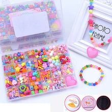 Load image into Gallery viewer, DIY Handmade Beaded Toy with Accessory Set Children Creative 24 Grid Girl Jewelry Making Toys Educational Toys Children Gift