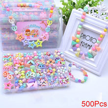 Load image into Gallery viewer, DIY Handmade Beaded Toy with Accessory Set Children Creative 24 Grid Girl Jewelry Making Toys Educational Toys Children Gift